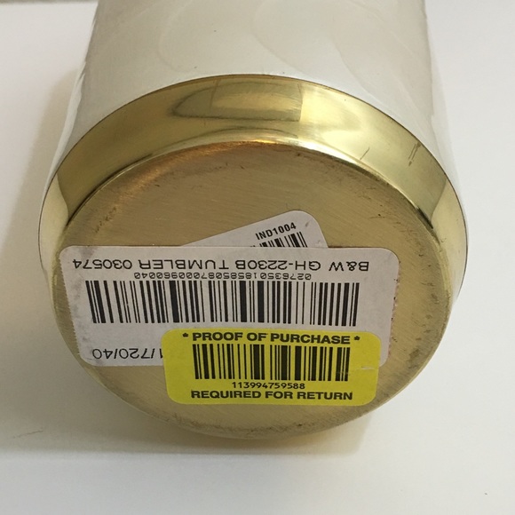 Southern Living Shell Gold Brass Bathroom Toothbrush Holder - Picture 5 of 6